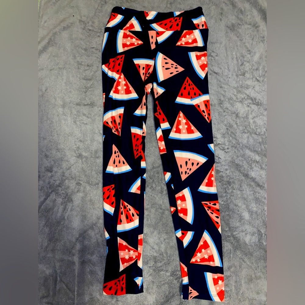 LuLaRoe (Onesize) Watermelon Leggings